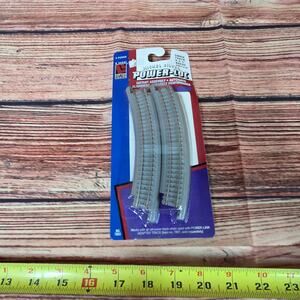 Life like Power Loc N scale gray base curves 4 pack sealed nickel silver